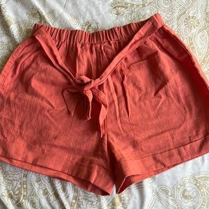 11-12ys salmon orange shorts